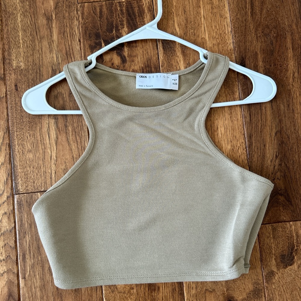 ASOS CUT IN CROP TOP